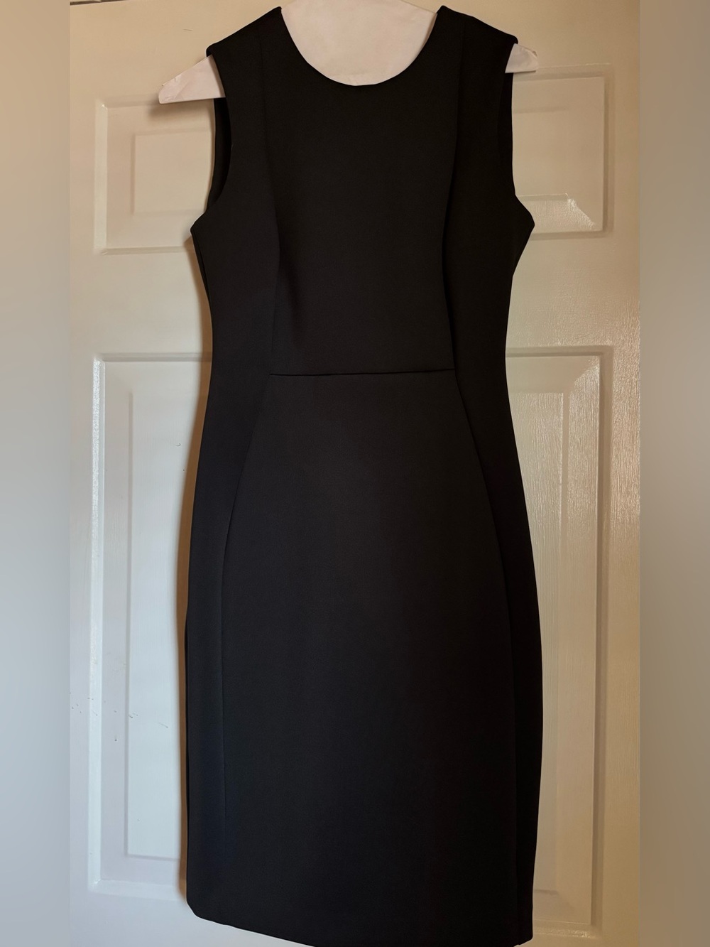 Calvin Klein Black Sleeveless Sheath Dress